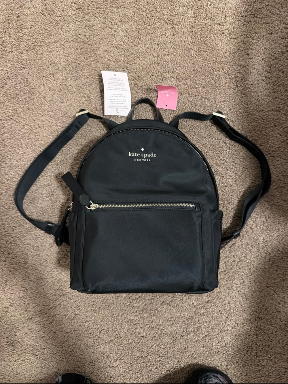 Kate Spade Chelsea The Little Better Nylon Black Backpack
